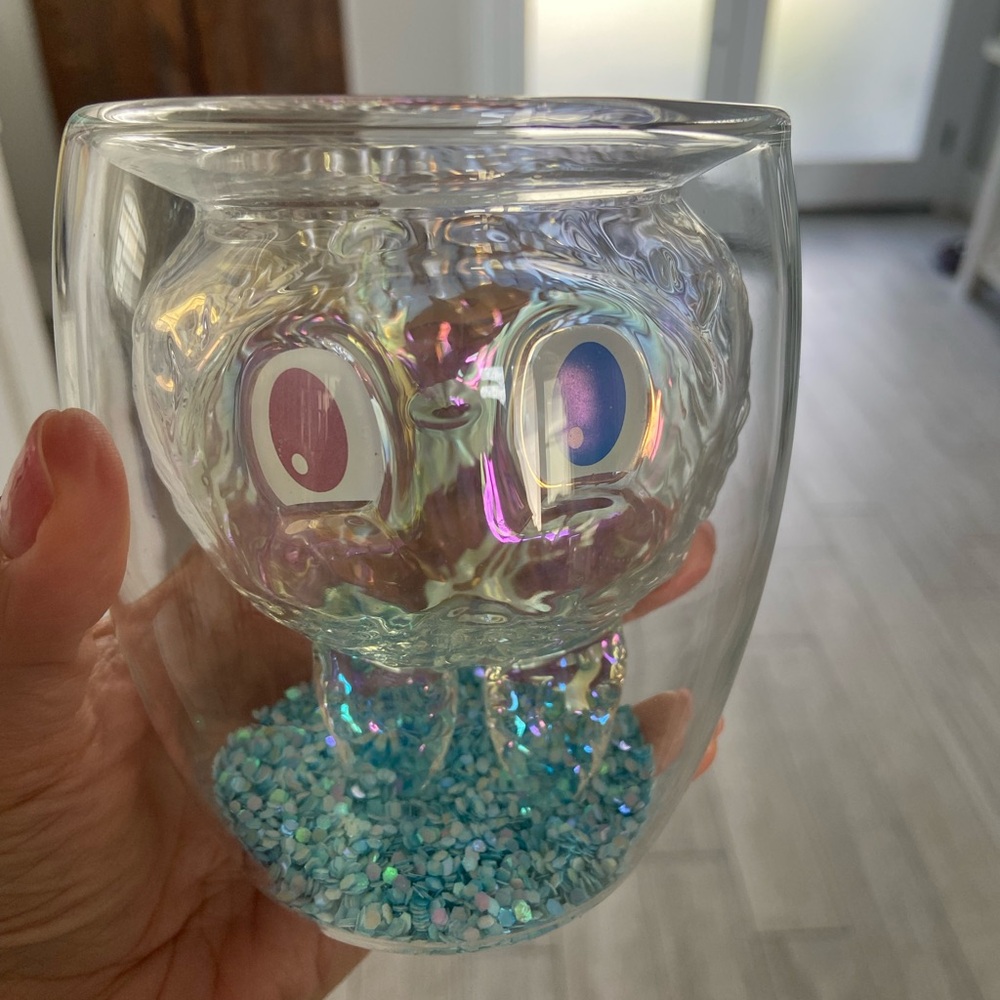 Pop mart the secret double insulated wine glass.  Rare find cheers!!